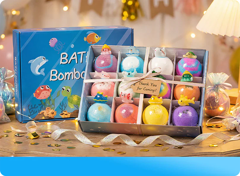 Realur™ - 2PCS Bath Bombs Set with Toys Inside